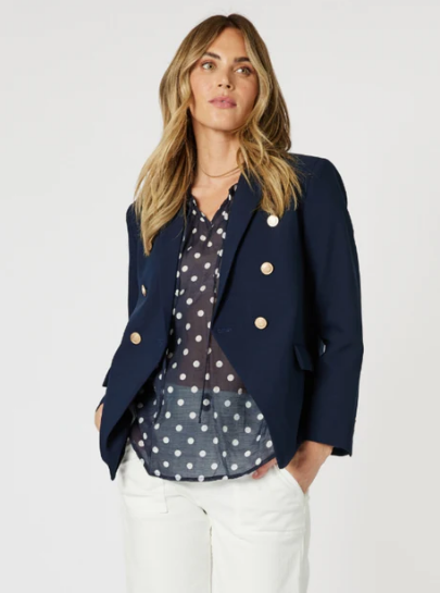 Double breasted blazer